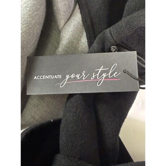 Rachel Zoe Cardigan Sweater Size 3X NWT - Open Front Plus Size Black - Picture 11 of 15